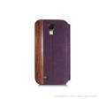 Samsung Galaxy S4 Flip Shell Real Leather Cell Phone Case ,